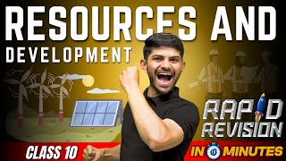 Resources and Development  10 Minutes Rapid Revision  Class 10 SST [upl. by Zetrok]