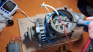 Cum alimentam un motor asincron trifazat la un circuit monofazat [upl. by Yendis]