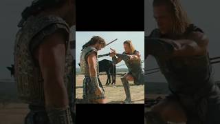 Achilles Kill Hector Troy Movie Best Fight hindi shorts ytshort [upl. by Nowtna]