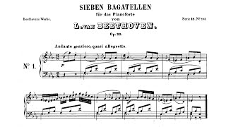 Beethoven  Esteban Sánchez 1968 Bagatelles Op 33  MHS 12461247 [upl. by Alyworth662]