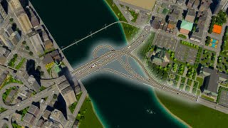 Upgrading Interchanges To FIX Traffic Problems in Densen  Cities Skylines 2 [upl. by Dnaletak]