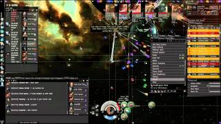 EVE ONLINE 4 Way Fight Part 1 [upl. by Lisetta]