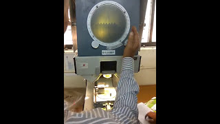 Optical Profile Projector vtu MMM lab [upl. by Otilrac]