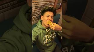 1st Time Sandwich 🥪Eating Reaction shorts [upl. by Atalie]