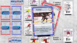 Puck Battle An Original Hockey Cardgame Promo Trailer [upl. by Cheri]