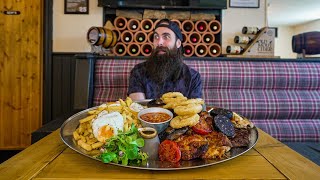 THIS MIXED GRILL CHALLENGE HAS ONLY BEEN BEATEN ONCE  BeardMeatsFood [upl. by Aisatsanna]