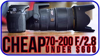 CHEAP 70200mm 28  Sigma 70200mm F28 EX DG Macro HSM II Unboxing and Test [upl. by Hurlow226]