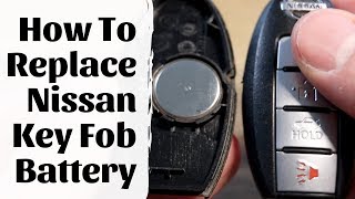 How to replace battery in Nissan key fob [upl. by Enilraep639]