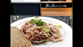 【私だけの AI ♡ レシピ 】4 バイエルン風ハムサラダ 【Mein eigenes AI♡Rezept 】 4 Bayerischer Wurstsalat [upl. by Htebyram130]