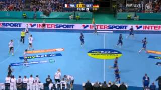 1 Halbzeit Deutschland  Frankreich Handball WM 2013  Freitag 18012013 [upl. by Rolandson]