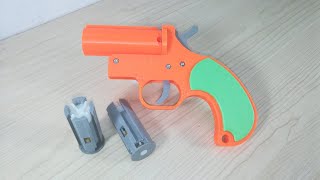 S12E0063D printed Flare Gun for my 4 Gauge bullet [upl. by Cherey749]