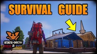 State Of Decay 2  SECRET LOOT LOCATIONS TOP BEST BASES Tips amp Tricks DRUCKER COUNTY MAP GUIDE [upl. by Elleiand495]