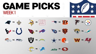 Week 1 Game Picks [upl. by Ardnasirk369]