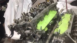 Toyota Lexus Engine 2GRFKS 35 Liter V6 Rebuild Time Lapse [upl. by Eusadnilem]