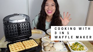 Review 3in1 Waffle Maker  Is it Really Worth it  What Else Can You Make [upl. by Popele]