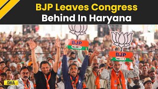 Haryana Election Results Update Tables Turn In Haryana BJP leaves Congress Behind  Assembly Polls [upl. by Pedro639]