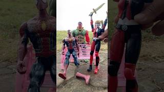 Harley Quinn Test Knife With Spidey Legs  Marvel Toys [upl. by Swainson]