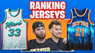 I Made 100 NEW NBA JERSEYS and Had My Friends RANK Them [upl. by Shirlie]