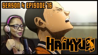 TANAKA CANT GIVE UP HAIKYU SEASON 4 EPISODE 16  FIRST TIME WATCHING [upl. by Saks]