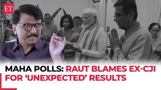 History will not forgive Chandrachud… Sanjay Raut blames ExCJI for Maharashtra Poll results [upl. by Buckie11]