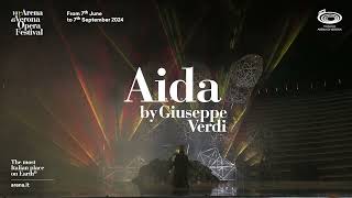 Aida  101 Arena di Verona Opera Festival 2024  Trailer ENG  30 sec [upl. by Waylen]