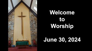 Colesville Presbyterian Church Livestream June 30 2024 [upl. by Pembroke]