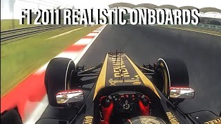 F1 2011 Realistic Onboards Mod Showcase  Assetto Corsa [upl. by Anazraf]