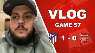 ATLÉTICO MADRID 1 v 0 ARSENAL  BUNCH OF BOTTLE JOBS  MATCHDAY VLOG [upl. by Ruttger672]