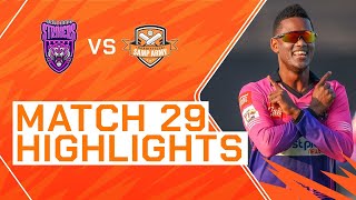 2023 Abu Dhabi T10 Match 29 Highlights New York Strikers vs Morrisville Samp Army  Season 7 [upl. by Blanding]