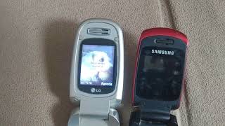 LG MX200 vs Samsung Sgh C276  Speed Comparison [upl. by Llerot]