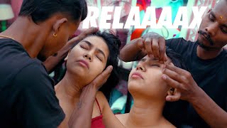 Gentle Indian Head and Shoulder Massage for Sleep amp Serenity [upl. by Unity]