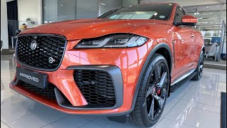 Jaguar F Pace SVR  Cold Start Exterior and Interior [upl. by Gabe179]