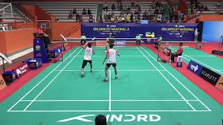 OCTAVIANO  FARIZI DJARUM KUDUS VS FAJDARI  GUNAWAN CANDRA WIJAYA BNI SIRKUIT NASIONAL [upl. by Annaxor]