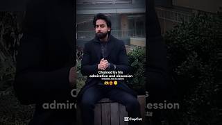 most admirable and loveable hero bilalabbaskhan love obession admiration shorts edit cute [upl. by Alyac]