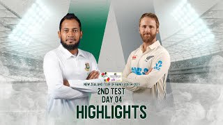 Bangladesh vs New Zealand Highlights  2nd Test  Day 4  New Zealand Tour of Bangladesh 2023 [upl. by Ahseinad]