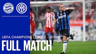 ON THIS DAY  FULL MATCH  BAYERN MUNICH vs INTER  UEFA CHAMPIONS LEAGUE 201011 ⚫🔵 [upl. by Mcintosh794]