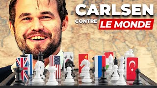 Carlsen joue aux échecs contre le reste du monde 🌍 [upl. by Farhi]