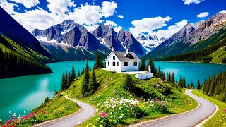 Driving in Swiss  10 Best Places to Visit in Switzerland  4K [upl. by Fifine]