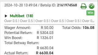 Betway 90 guarantee winning strategy 😱😱🇿🇦 [upl. by Delamare]