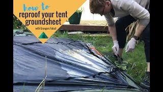 How to reproof your tent groundsheet with Grangers Fabsil [upl. by Rafa585]