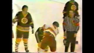 Bruins vs Atlanta Flames Bench Clearing Brawl [upl. by Dnamron125]