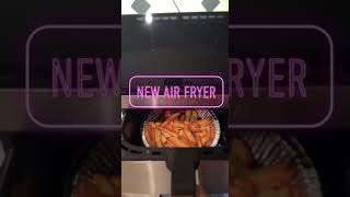 2023Jan New Gourmia 8qt Air Fryer  1st Steak Fries [upl. by Ewall995]