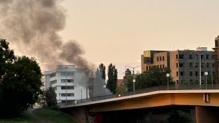 Carolabrücke in Dresden Abriss hat begonnen [upl. by Zalucki]