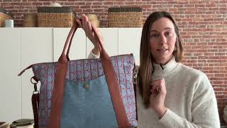 Oxbow Tote Sew Along Part 1 [upl. by Roderich719]