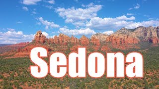 Aerial of Sedona Arizona [upl. by Harras]