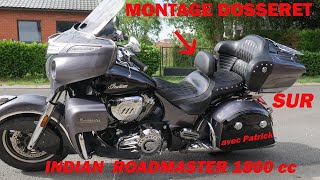 🏍️😱✌️ Montage dosseret sur une Indian Roadmaster 🏍️😱✌️ [upl. by Roberto]