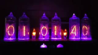 Nixie Tube Clock IN14 [upl. by Nataline]