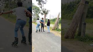 Wallet Le Liya 😂india skating support djskater shorts trend funny reaction girl new fun [upl. by Annalise]