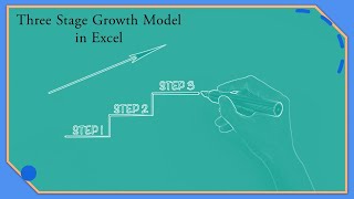 Three stage growth model in excel Three stage dividend discount model [upl. by Thorstein962]