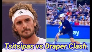 Stefanos Tsitsipas outs Jack Draper with video from Cincinnati Open row vs AugerAliassimeJack Dra [upl. by Countess]